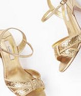 Elegant Party Heel, Gold Glitter 34173005