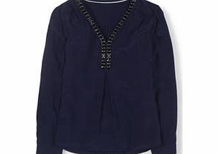 Boden Embellished Blouse, Blue,Freshwater Daisy 34735225