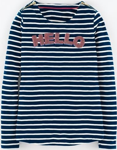 Boden, 1669[^]35012061 Embellished Breton Hello Boden, Hello 35012061