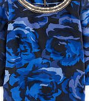 Boden Embellished Eliza Top, Blue Painted Rose 34317925