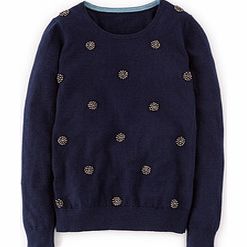 Embellished Jumper, Blue,Mid Pink,Grey 34254268