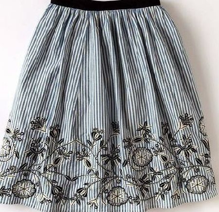 Boden Emily Skirt, Navy Stripe 34080036