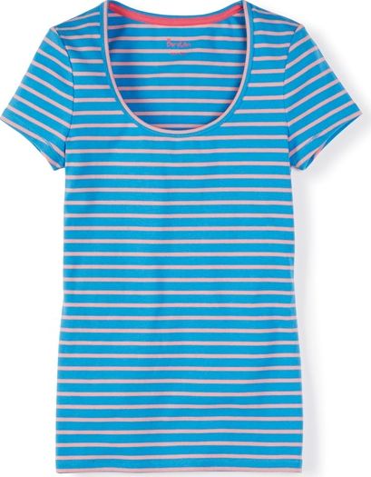 Boden, 1669[^]34672204 Essential Short Sleeve Tee Blue Boden, Blue