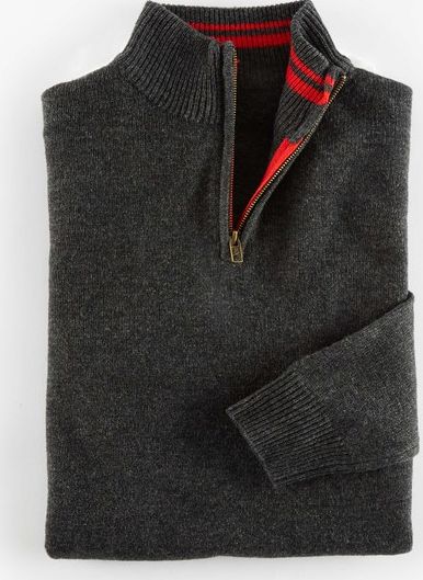 Boden, 1669[^]34915504 Everyday Half Zip Jumper Grey Boden, Grey 34915504