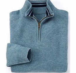 Boden Everyday Half Zip, Topaz,Grey,Rural 34219071