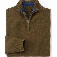 Boden Everyday Half Zip, Topaz,Grey,Rural 34219188