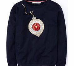 Boden Fabulous Festive Jumper, Blue 34476432