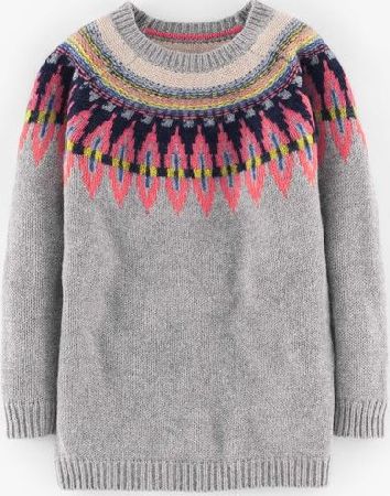 Boden, 1669[^]35202845 Fair Isle Jumper Silver Melange Boden, Silver