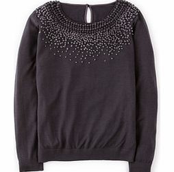Boden Fancy French Knot Jumper, Charcoal 34462705