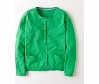 Boden Favourite Crew Neck Cardigan, Spring Green,China