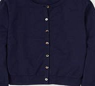 Boden Favourite Cropped Cardigan, Blue 34702100