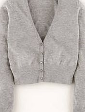 Boden Favourite Cropped Cardigan, Grey 34257030