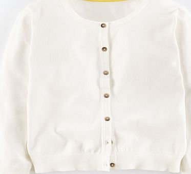 Boden Favourite Cropped Cardigan, Ivory 34702068