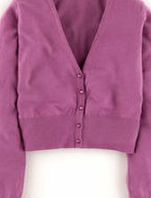 Boden Favourite Cropped Cardigan, Purple 34257303