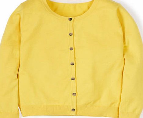 Boden Favourite Cropped Cardigan Yellow Boden, Yellow