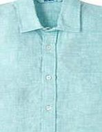Boden Favourite Linen Shirt, Aqua 34867341