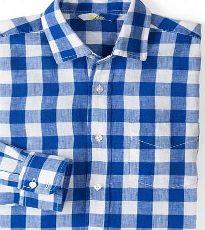 Boden Favourite Linen Shirt, Blue 34492777