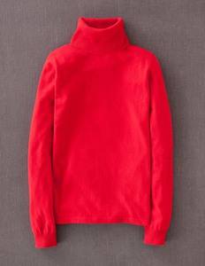 Boden Favourite Roll Neck, Red,Fig 33644832