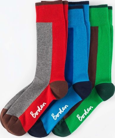 Boden Favourite Socks Colour Block Boden, Colour Block