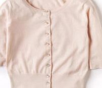 Boden Fifties Cropped Cardigan, Ballet Pink 34034116