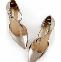 Boden Flat T-bar Point, Bronze Metallic,Pink 34209304