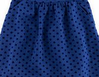 Boden Flock Spot Ponte Skirt, Blue 34461046