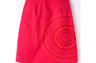 Boden Florence Skirt, Hot Pink,White,Mediterranean