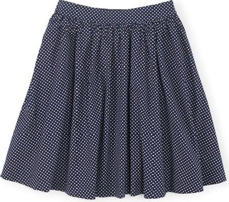 Boden, 1669[^]34770461 Florence Skirt Navy Mini Dot Boden, Navy Mini