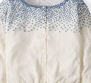 Boden French Knot Cardi, Ivory/Forget-me-not 34710376