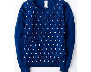 Boden French Knot Jumper, Imperial Blue,Fruit