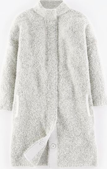 Boden, 1669[^]35246206 Funnel Neck Coatigan Ivory/Black Boden,