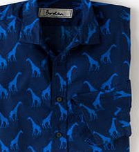 Boden Garrick Shirt, Blue Giraffes 34060699