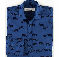 Boden Garrick Shirt, Blue Stags,Charcoal Star 34220855