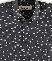 Boden Garrick Shirt, Charcoal Star 34220764
