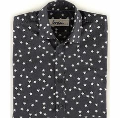 Garrick Shirt, Charcoal Star,Blue Stags 34220772