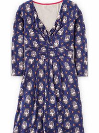 Boden Gathered Band Tunic, Blue Geo Floral,Green Geo