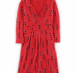 Boden Gathered Band Tunic, Bright Red Trailing