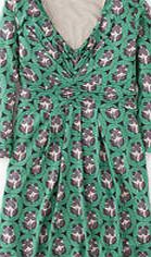 Boden Gathered Band Tunic, Green Geo Floral 34345553