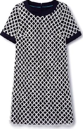 Boden, 1669[^]34965913 Geo Mini Dress French Navy/Ivory Boden, French