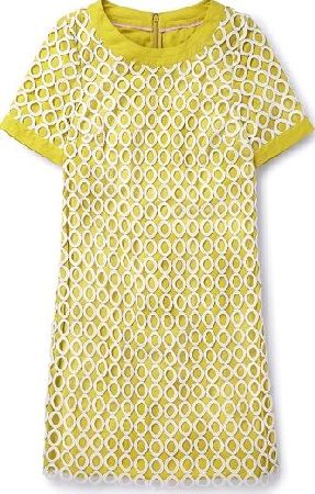 Boden Geo Mini Dress Sulphur/Ivory Boden,