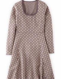 Boden Glamorous Knitted Dress, Grey 34264796