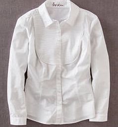 Boden Great White Shirt, White Pintucks 33722752