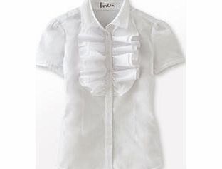 Boden Great White Shirt, White Ruffle 33398199