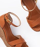 Boden Holiday Wedge, Tan Leather 33915588