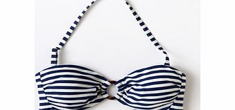 Hoop Detail Bikini Top, Iris Damask Swirl,Light
