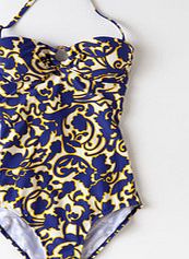 Boden Hoop Detail Swimsuit, Iris Damask Swirl 33942327
