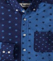 Boden Hotchpotch Shirt, Navy/Sail Blue Stars 34493072
