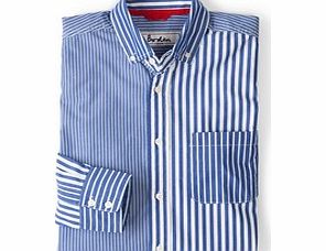 Boden Hotchpotch Shirt, Reef/Ecru Stripes,Navy/Sail