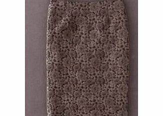 Boden Italian Lace Jacquard Skirt, Grey 33777277