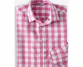 Boden Italian Stallion Shirt, Pink Gingham,Blue,Pink